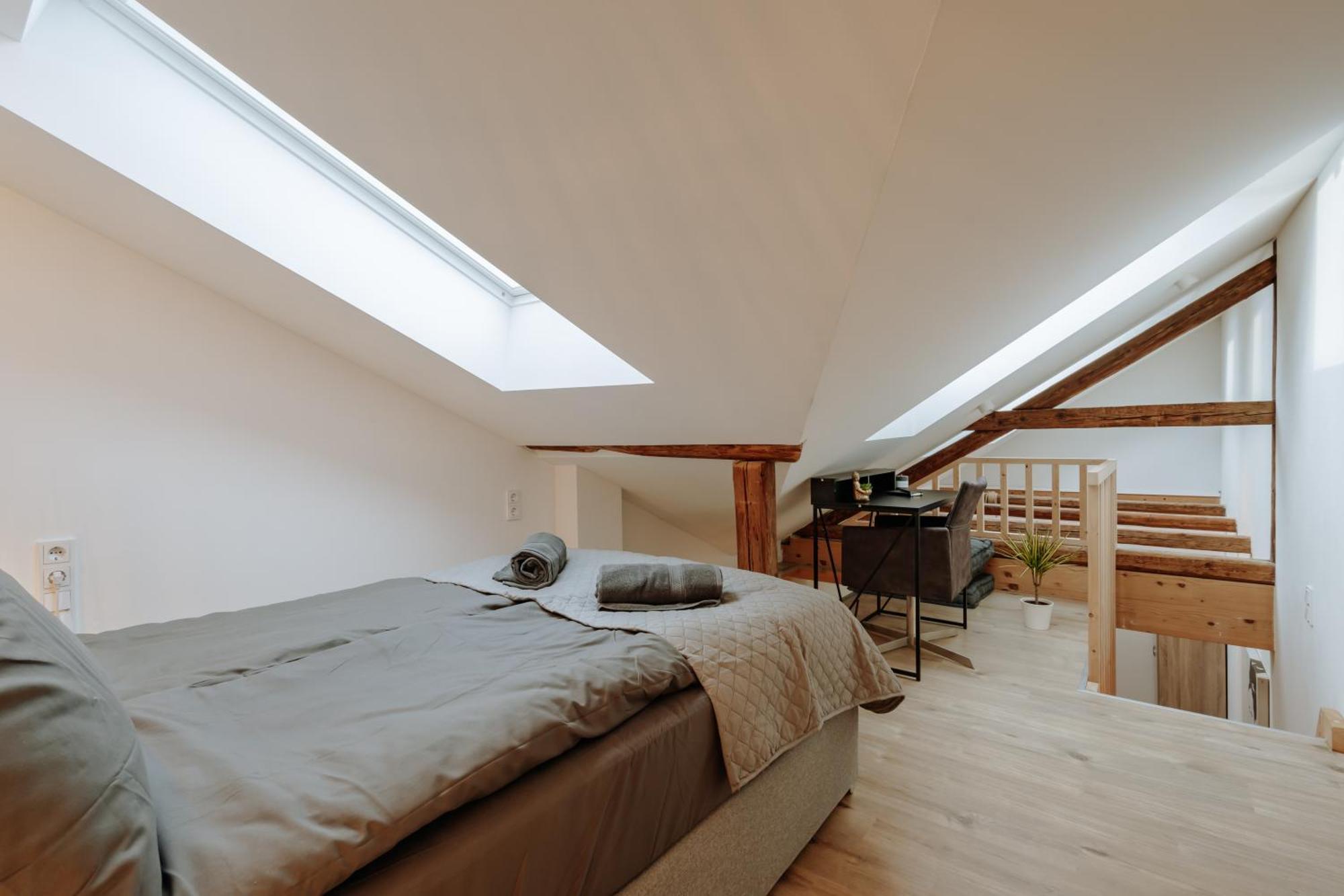 Modern Elegance Lofts - Wohnen Auf Zwei Ebenen Διαμέρισμα Πασάου Δωμάτιο φωτογραφία